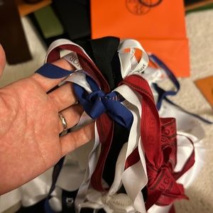 Dior, LV, Gucci ribbons